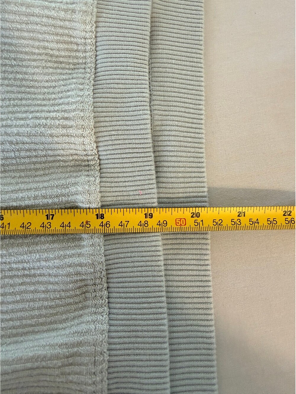 Aerie Gray Green Ribbed Cropped Pullover Hoodie Women’s S Cotton - Picture 6 of 8